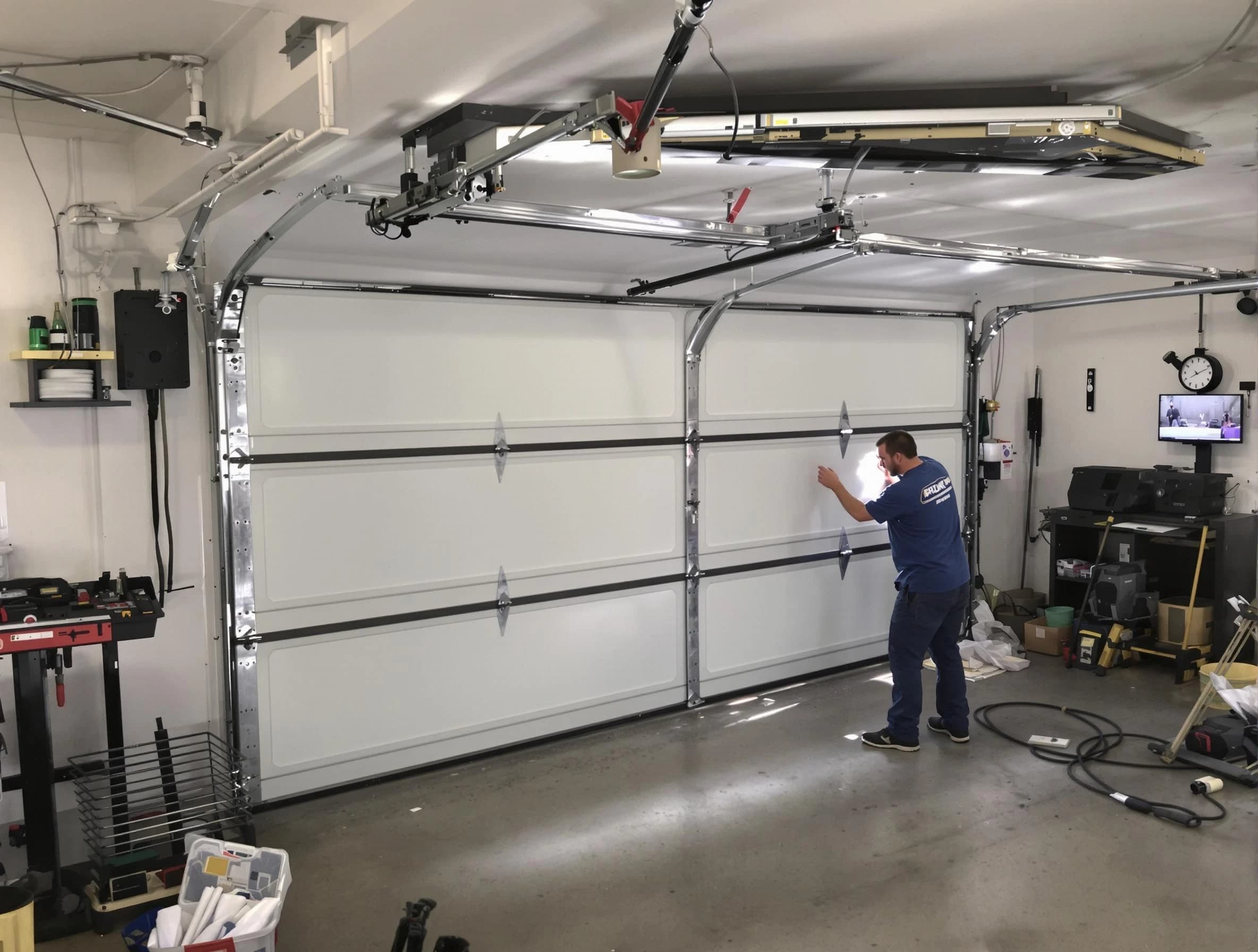 Professional garage door repair service by Brookhaven Garage Door Repair in Brookhaven