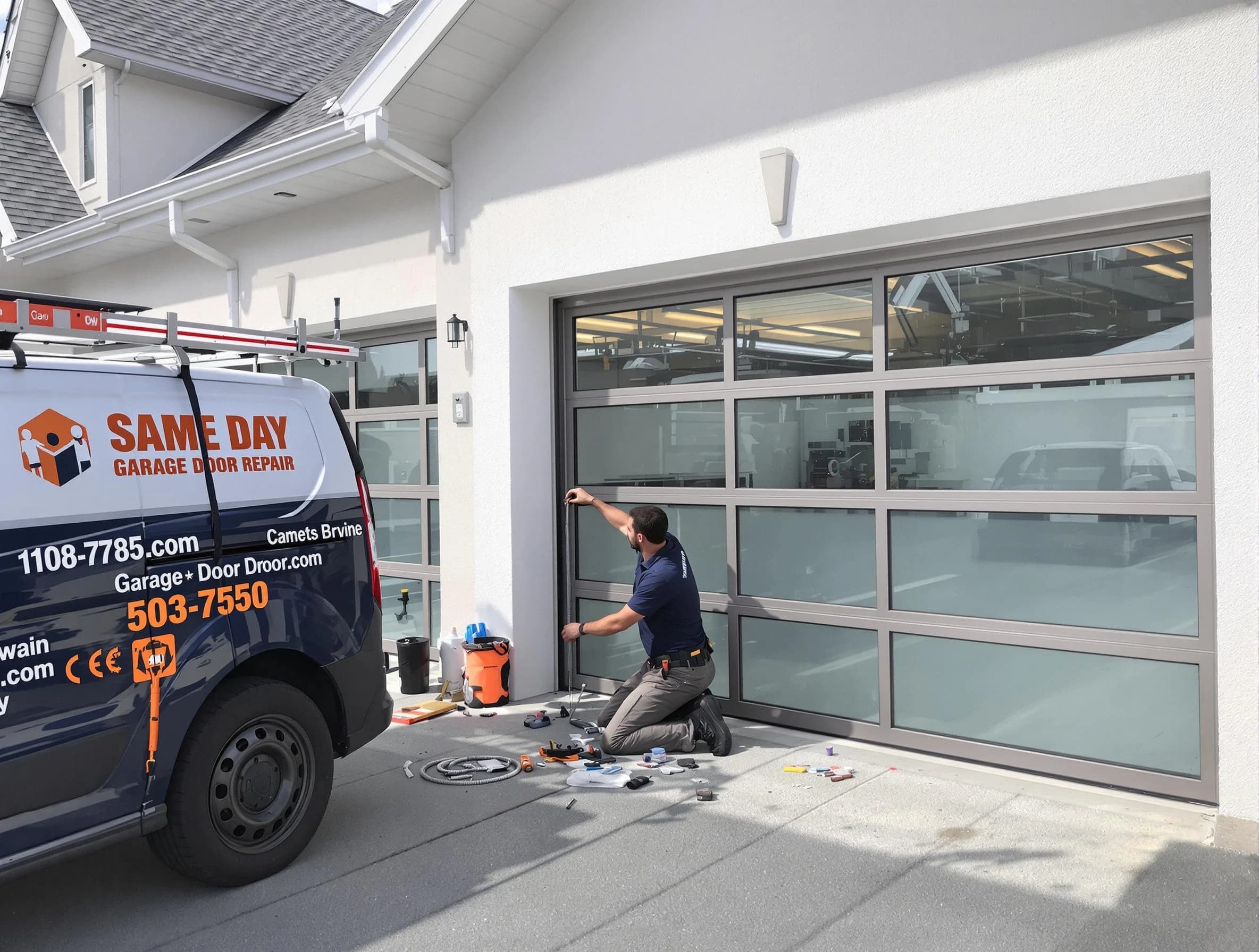 Same-day garage door repair service by Brookhaven Garage Door Repair in Brookhaven
