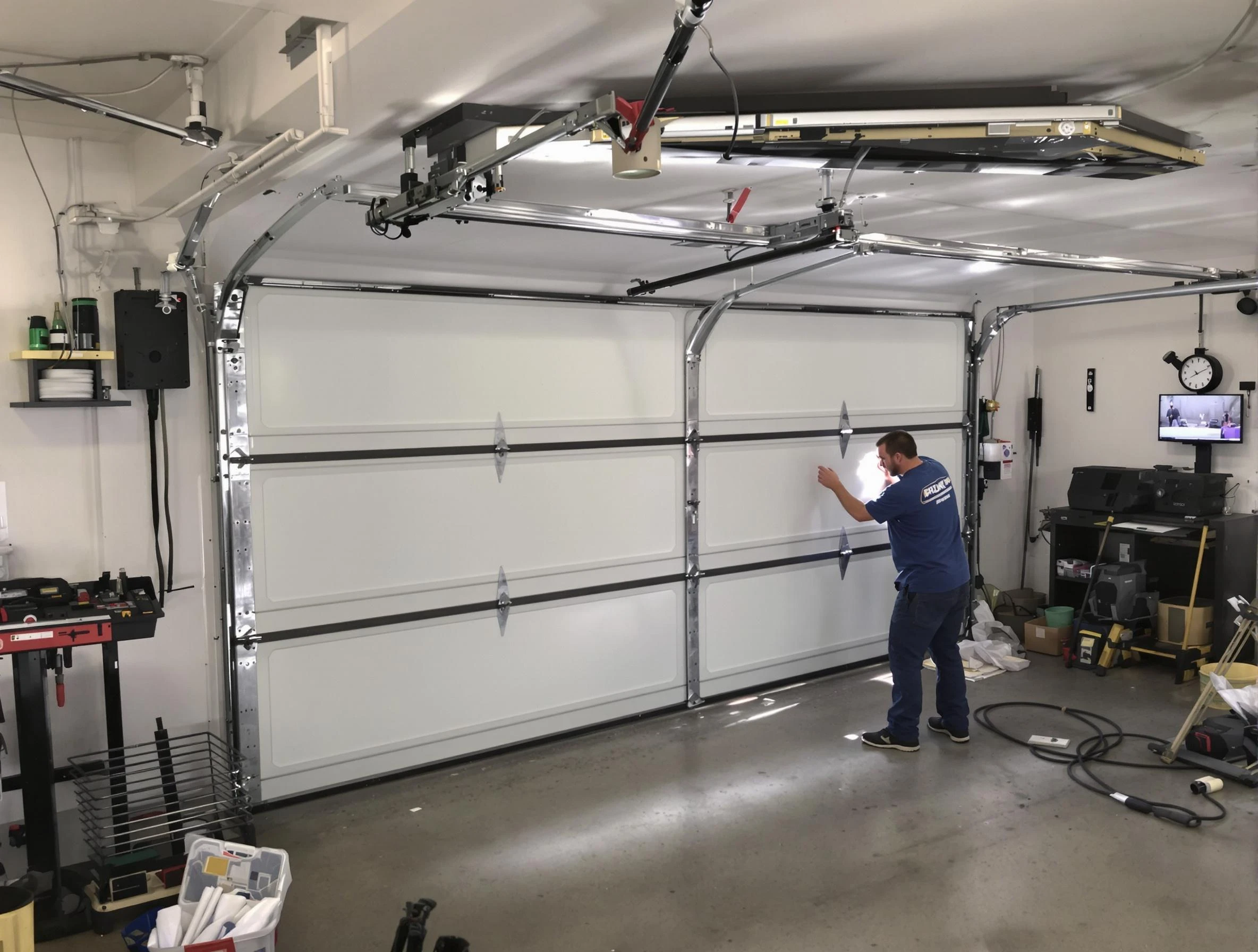 Professional garage door repair service by Brookhaven Garage Door Repair in Brookhaven
