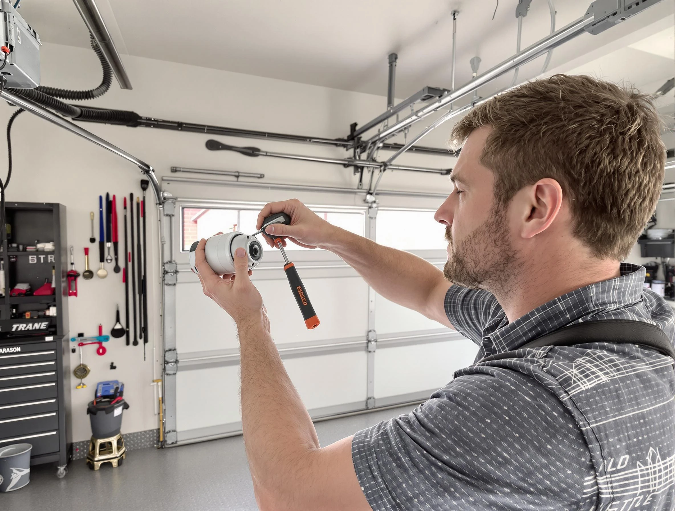 Garage door opener repair service by Brookhaven Garage Door Repair in Brookhaven